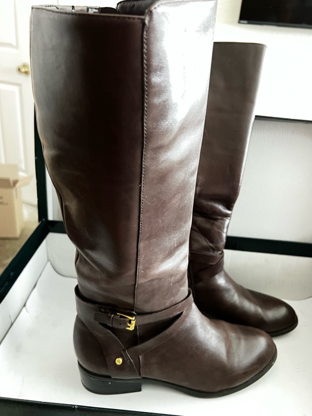 Ralph Lauren Leather Riding Boots • 8 B